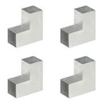 4x Gegalvaniseerde Paalverbinding 91mm - Tweedekansje - 40%!, Ophalen of Verzenden, Nieuw
