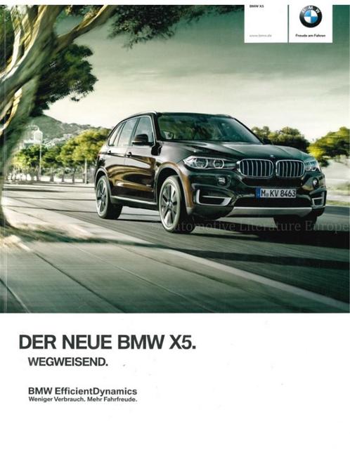2013 BMW X5 BROCHURE DUITS, Boeken, Auto's | Folders en Tijdschriften, BMW