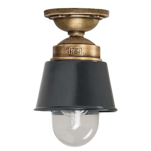 Kostas Brass Plafondlamp Antraciet Binnenverlichting, Huis en Inrichting, Lampen | Plafondlampen, Verzenden