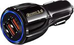 Auto Snel Lader - USB - 2 poorten, Verzenden