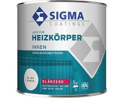 Sigma Heizkoörperlack - radiatorlak - ral 9010 - 2,5 liter, Doe-het-zelf en Verbouw, Verf, Beits en Lak, Lak, Overige kleuren