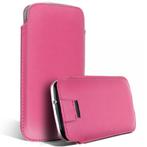 Sony Xperia XZ1 Compact roze leren insteek hoesje tasje