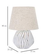 TAFELLAMP POLYRESINHONDURAS CM Ø 35X48, Huis en Inrichting, Lampen | Tafellampen, Ophalen of Verzenden, Nieuw