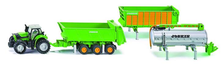 Siku tractor Deutz met Joskin aanhangerset 1:87, Kinderen en Baby's, Speelgoed | Overig, Nieuw, Ophalen of Verzenden