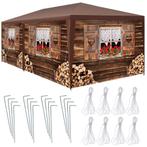 Paviljoen Almchalet met verwijderbare zijdelen - 6 m, Verzenden, Nieuw