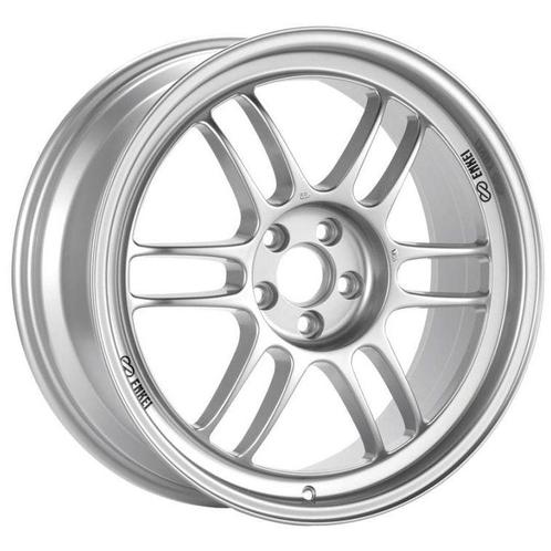 Enkei RPF1 16x7 4x100 43mm Offset 73mm Bore Silver Wheel, Auto-onderdelen, Banden en Velgen, Ophalen of Verzenden