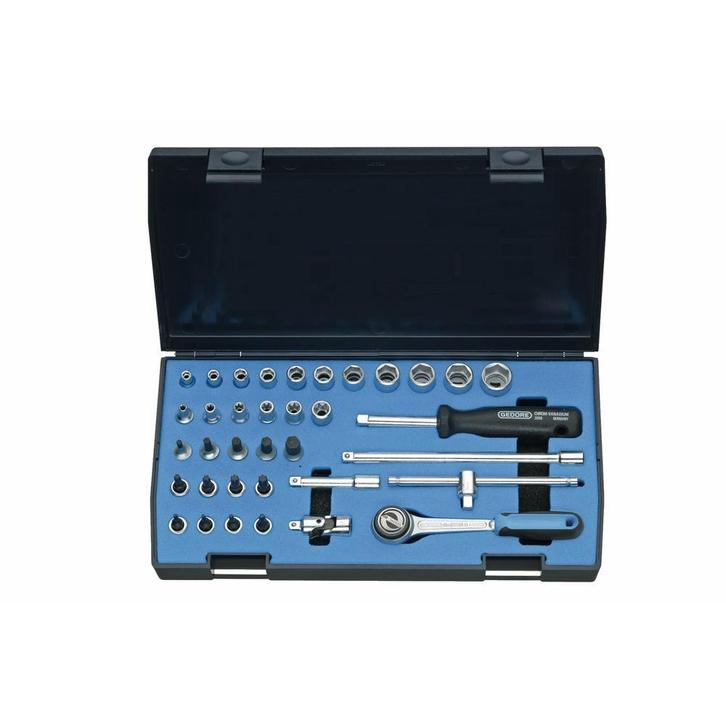 Dopsleutelset 20 ITU-3 36-delig 1/4 inch sleutelwijdtes 4-14, Doe-het-zelf en Verbouw, Overige Doe-het-zelf en Verbouw, Ophalen of Verzenden