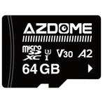 AZDome | 64gb U3 V30 A2 Micro SDXC kaart, Verzenden