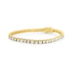 Zonder Minimumprijs - Tennis armband - 14 karaat Geel goud -, Sieraden, Tassen en Uiterlijk