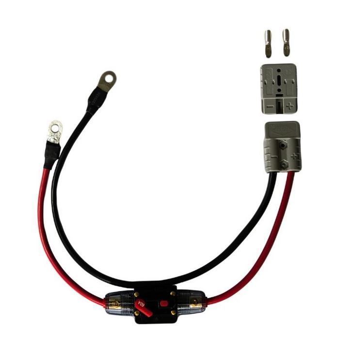 Rebelcell Aansluitkabel Quick connect 60A met resetbare zeke, Watersport en Boten, Navigatiemiddelen en Scheepselektronica, Nieuw