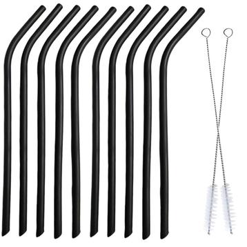 Fako Bijoux - Siliconen Rietjes - Herbruikbaar - 25cm - 8mm beschikbaar voor biedingen