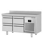 GGM Gastro | Koelwerkbank Premium PLUS - 1468x600mm - met 4, Verzenden, Nieuw in verpakking