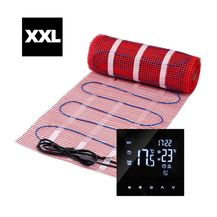 XXL elektrische vloerverwarming  150 watt 35 m², Doe-het-zelf en Verbouw, Verwarming en Radiatoren, Nieuw, Ophalen of Verzenden