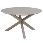 Prado dining tuintafel 130xH75 cm keramiek latte Taste 4SO, Tuin en Terras, Ophalen of Verzenden, Nieuw