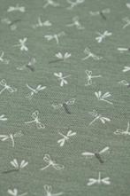 Premium Panama-stof - 10,00 x 1,40 meter Libellule op een