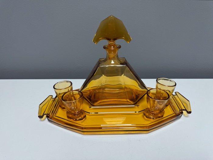 Karaf - Glas, Antiek en Kunst, Kunst | Designobjecten