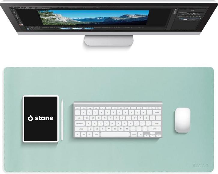 Stane Bureauonderlegger  XXL Muismat Groen - Bureaumat -, Computers en Software, Muizen, Nieuw, Ophalen of Verzenden