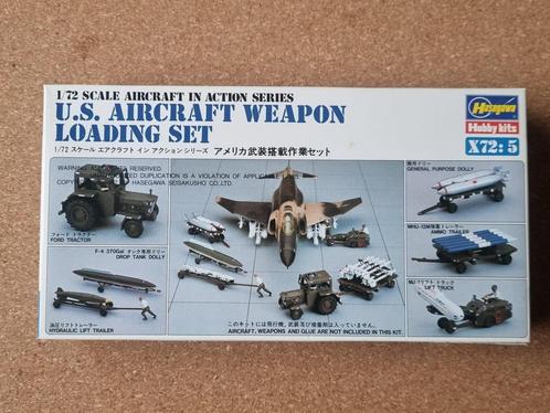 Hasegawa X72:5 U.S. Aircraft Weapon Loading Set 1:72, Hobby en Vrije tijd, Modelbouw | Figuren en Diorama's, Verzenden