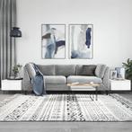 vidaXL Salontafels 2 st 50x46x35 cm bewerkt hout hoogglans, Minder dan 50 cm, 50 tot 100 cm, Verzenden, Nieuw