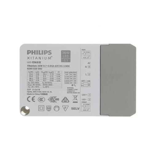 PHILIPS DRIVER | Max. 36 WATT | 700mA/750mA/800mA/850mA, Doe-het-zelf en Verbouw, Elektra en Kabels, Ophalen of Verzenden