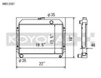 Koyo 70-74 Toyota Celica 1.6/2.0L I4 (MT) Radiator -, Ophalen of Verzenden, Nieuw