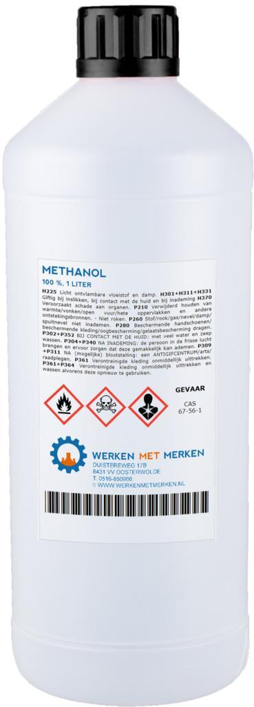 Wmm Chemie Methanol 1 liter, fles, Doe-het-zelf en Verbouw, Overige Doe-het-zelf en Verbouw, Nieuw, Verzenden