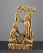 Snijwerk, Afrikaanse Kerstgroep - 20 cm - Hout