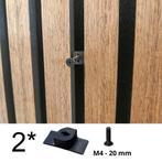2 ophangclips voor akoestisch wandpaneel Boren niet nodi, Nieuw, Overige materialen, Minder dan 20 mm