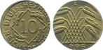 Duitsland Fehlpraegung 10 Pfennig 1925 E auf 5 Pfennig -r..., Postzegels en Munten, Verzenden