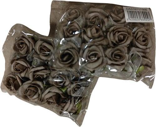 Mini Foam Roos Taupe 2 cm Zelfklevend Pak, Huis en Inrichting, Woonaccessoires | Kunstplanten en Kunstbloemen, Nieuw, Ophalen of Verzenden