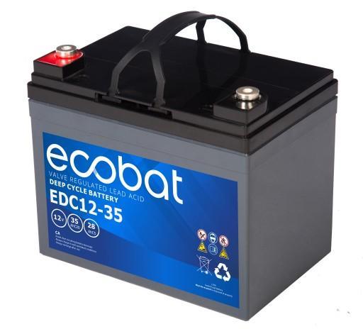 Ecobat AGM Deep Cycle accu | EDC12-35 | 12V 35Ah, Auto-onderdelen, Accu's en Toebehoren, Ophalen of Verzenden
