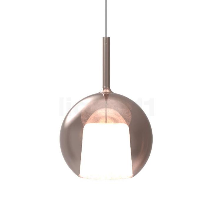 Penta Glo Hanglamp, zwart/rose goud - 55 cm (Hanglampen), Huis en Inrichting, Lampen | Hanglampen, Nieuw, Verzenden