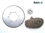 Ketting Set Yamaha MT 03 2017-2019 (MT03 MT-03 RH125 B9A), Motoren, Onderdelen | Yamaha, Verzenden, Gebruikt