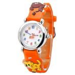 Fako® - Kinderhorloge - 3D - Puppies - Oranje, Nieuw, Verzenden