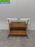 RVS Broodmand Etagere 2 Manden Buffet Horeca, Ophalen of Verzenden, Gebruikt