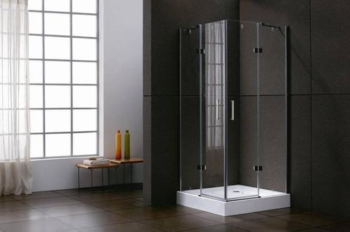 Vierkante douchecabine met hoekinstap, Doe-het-zelf en Verbouw, Sanitair, Nieuw, Verzenden
