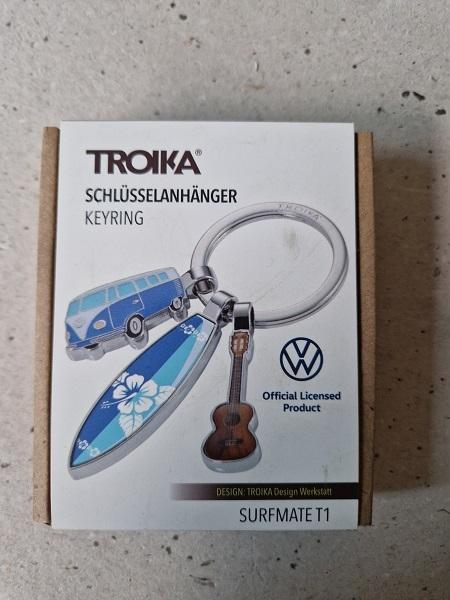 Sleutelhanger VW Bulli T1 Surfmate Troika KR16-14/CH, Auto-onderdelen, Overige Auto-onderdelen, Nieuw, Volkswagen, Verzenden