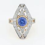 GIA  - (Blue) Sapphire 1.68 Cts & Diamond 0.63 Cts 40 Pcs