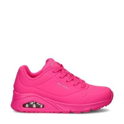 Skechers Street Uno lage sneakers voor dames in het Roze, Kleding | Dames, Schoenen, Sneakers of Gympen, Roze, Nieuw, Verzenden