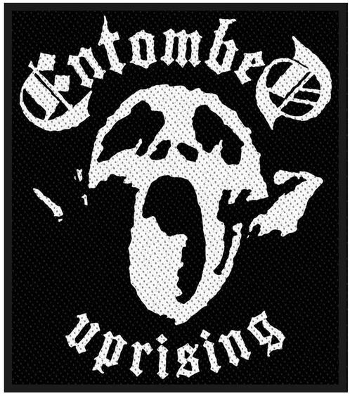 Entombed - Uprising - patch officiële merchandise, Verzamelen, Muziek, Artiesten en Beroemdheden, Kleding, Nieuw, Ophalen of Verzenden