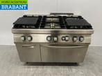 RVS Zanussi 6 pits Fornuis gasfornuis met gas oven 120 cm, Zakelijke goederen, Horeca | Keukenapparatuur, Ophalen of Verzenden