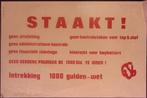 Oproep tot staken op poster (lijst optie, Posters) (Posters), Verzenden, Nieuw, Overige onderwerpen, Met lijst