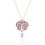 Zonder Minimumprijs - Ketting met hanger - 14 karaat Geel