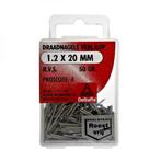 Deltafix Draadnagels Verloren Kop 1.2x20mm RVS, Caravans en Kamperen, Nieuw