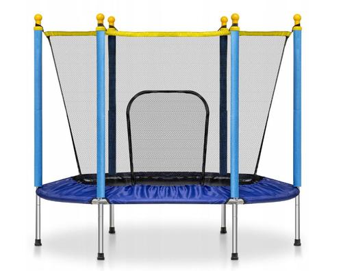 Veilige trampoline met net - Ø 140 cm - max. 45 kg - idea.., Kinderen en Baby's, Speelgoed | Buiten | Trampolines, Nieuw, Ophalen of Verzenden