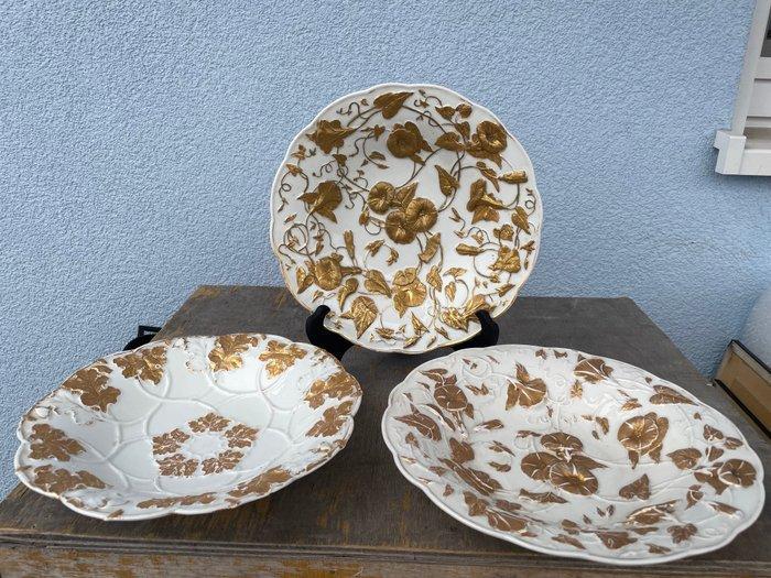 Meissen - Bord (3) - Porselein, Antiek en Kunst, Antiek | Glas en Kristal