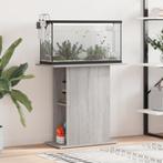 vidaXL Aquariumstandaard 75x36x72,5 cm bewerkt hout grijs, Verzenden, Nieuw
