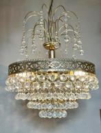 Swarovski - Kroonluchter - Kristal, Bladgoud, Huis en Inrichting, Nieuw