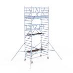 Rolsteiger Professional 135x250 7,2m werkhoogte vrijstaand, Doe-het-zelf en Verbouw, Steigers, Verzenden, Nieuw, Rolsteiger of Kamersteiger
