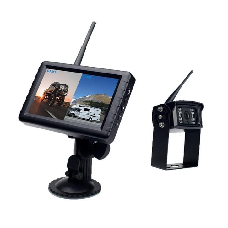 Vechline Draadloze Camera Set 5 Inch Achtercamera >2021, Caravans en Kamperen, Kampeeraccessoires, Nieuw